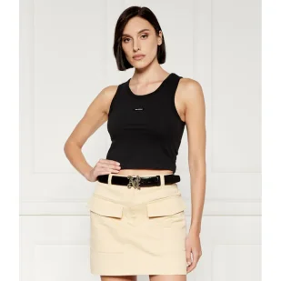 Karl Lagerfeld Top essential | Cropped Fit - Koszulki i topy damskie - miniaturka - grafika 1