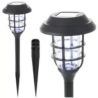 Lampy ogrodowe - LAMPKA SOLARNA DO OGRODU PP LED H34,5CM 339008 - miniaturka - grafika 1