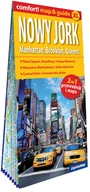 Atlasy i mapy - Comfort! map&guide Nowy Jork. Manhattan 2w1 w.2025 - praca zbiorowa - miniaturka - grafika 1