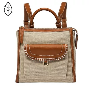 Fossil Womens Parker Backpack, Light Brown, 25,4 cm dł. x 10,16 cm szer. x 23,5 cm wys, jasnobrązowy, 25.4 cm L x 10.16 cm W x 23.5 cm H - Torebki damskie - miniaturka - grafika 1
