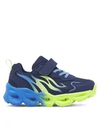 Buty dla chłopców - Action Boy Sneakersy ML22221-B Granatowy - miniaturka - grafika 1