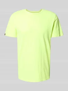 T-shirt z detalem z logo - Koszulki męskie - miniaturka - grafika 1
