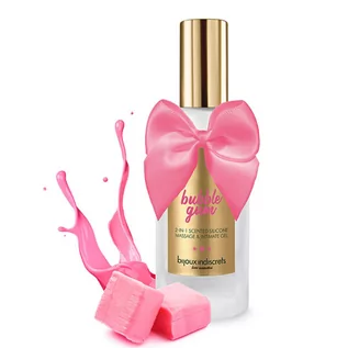 Biżuteria erotyczna - Bijoux Indiscrets Bijoux Indiscrets Bubblegum 2 in 1 Scented Silicone Massage and Intimate - Silikonowy żel do masażu i lubrykant - grafika 1