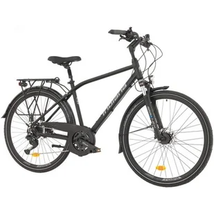 Rower trekkingowy INDIANA X-Road 5.0 M21 28 cali męski Czarno-srebrny - Rowery - miniaturka - grafika 1