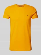 Koszulki męskie - T-shirt z wyhaftowanym logo - miniaturka - grafika 1