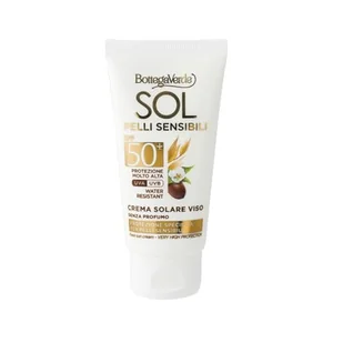 Bottega Verde - Skóra wrażliwa SOL - Krem do twarzy - bez zapachu - bardzo wysoka ochrona SPF50+ (50 ml)- wodoodporny - Kremy do twarzy - miniaturka - grafika 1