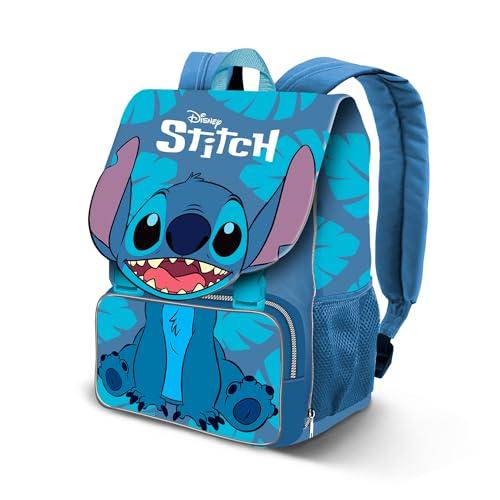 Lilo i Stitch Sit -Mały Plecak Poszerzany EXP, Niebieski, 26 x 34 cm, Pojemność 15 L