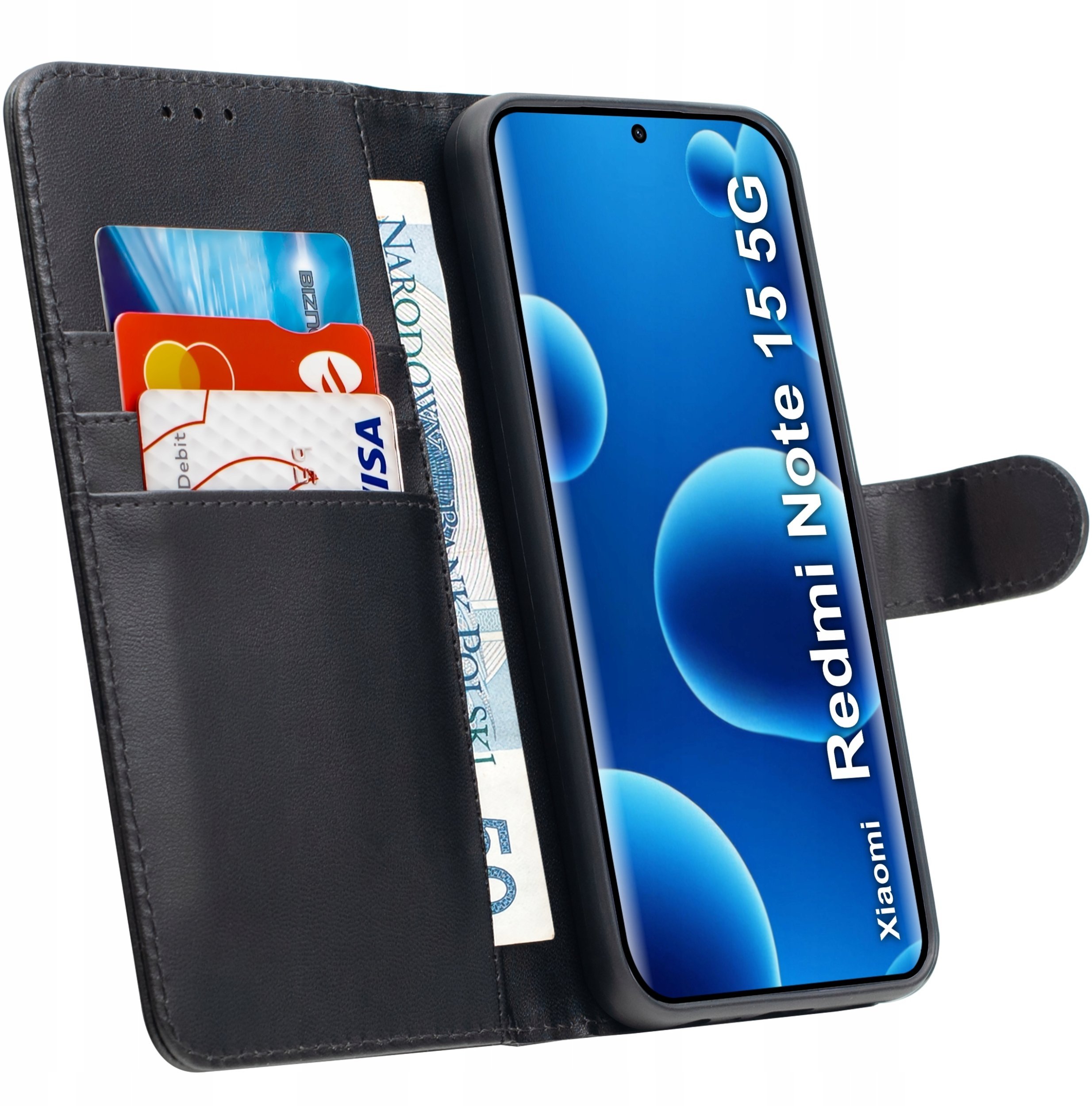 krainaGSM ETUI z klapką do Xiaomi Redmi Note 15 5G Zamykane Magnetyczne