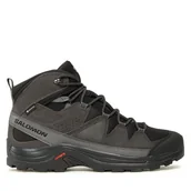 Buty trekkingowe męskie - Trekkingi Salomon Quest Rove GORE-TEX L47181300 Czarny - miniaturka - grafika 1