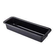 Formy do ciast - Blacha do pieczenia tłoczona) "non-stick" 350x110 czarna - miniaturka - grafika 1