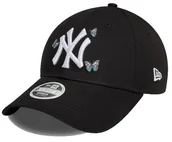 Czapki damskie - Czapka z daszkiem NEW ERA NYY Womens Icon 9FORTY Cap czarna - miniaturka - grafika 1