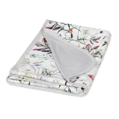 Koce i narzuty dla dzieci - Kocyk 75x100 bambusowy Kwiaty BabyMatex - miniaturka - grafika 1