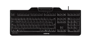 CHERRY KC 1000 SC klawiatura USB QWERTY Hiszpański Czarny JK-A0100ES-2 - Klawiatury - miniaturka - grafika 1