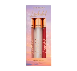 MAKEUP REVOLUTION X LENKALUL LIP GLOSS SET BŁYSZCZYK 3x3ML - Błyszczyki do ust - miniaturka - grafika 1
