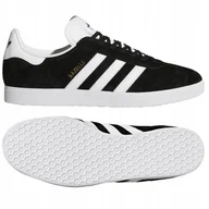 Buty sportowe damskie - Buty damskie adidas Gazelle BB5476 Originals skórzane czarne 39 1/3 - miniaturka - grafika 1
