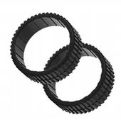 Akcesoria do robotów sprzątających - 2 Koła Kółka Opony Do Irobot Braava 380t 390 380 390 320 321 345 - miniaturka - grafika 1