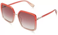 Okulary przeciwsłoneczne - FURLA SFU622 Okulary, Shiny Light Gold, 57 damskie, Błyszczące złoto, Błyszczące złoto - miniaturka - grafika 1
