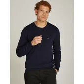 Swetry męskie - Calvin Klein Sweter | Regular Fit | z dodatkiem jedwabiu - miniaturka - grafika 1