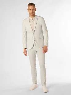 Finshley & Harding London Garnitur męski Mężczyźni Slim Fit Sztuczne włókno zielony jednolity, 44 - Garnitury - miniaturka - grafika 1