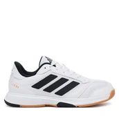 Buty sportowe męskie - Buty halowe adidas Ligra 8 JI1505 Biały - miniaturka - grafika 1