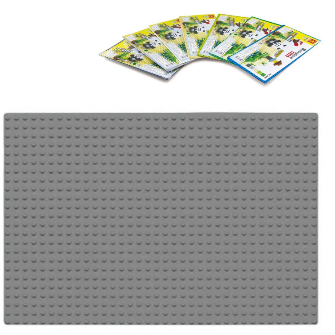 Klocki Wange 8805 Płytka konstrukcyjna - 16x32 wypustek, kolor jasnoszary (Light Grey)