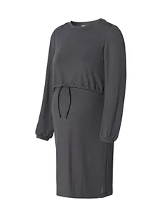 ESPRIT Maternity Damska sukienka z długim rękawem, szara-019, XS - Sukienki - miniaturka - grafika 1