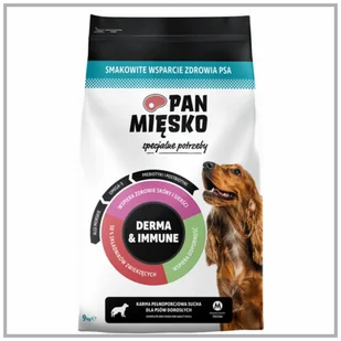 Pan Mięsko Derma & Immune M 9kg Sucha Karma dla Psa - Sucha karma dla psów - miniaturka - grafika 1