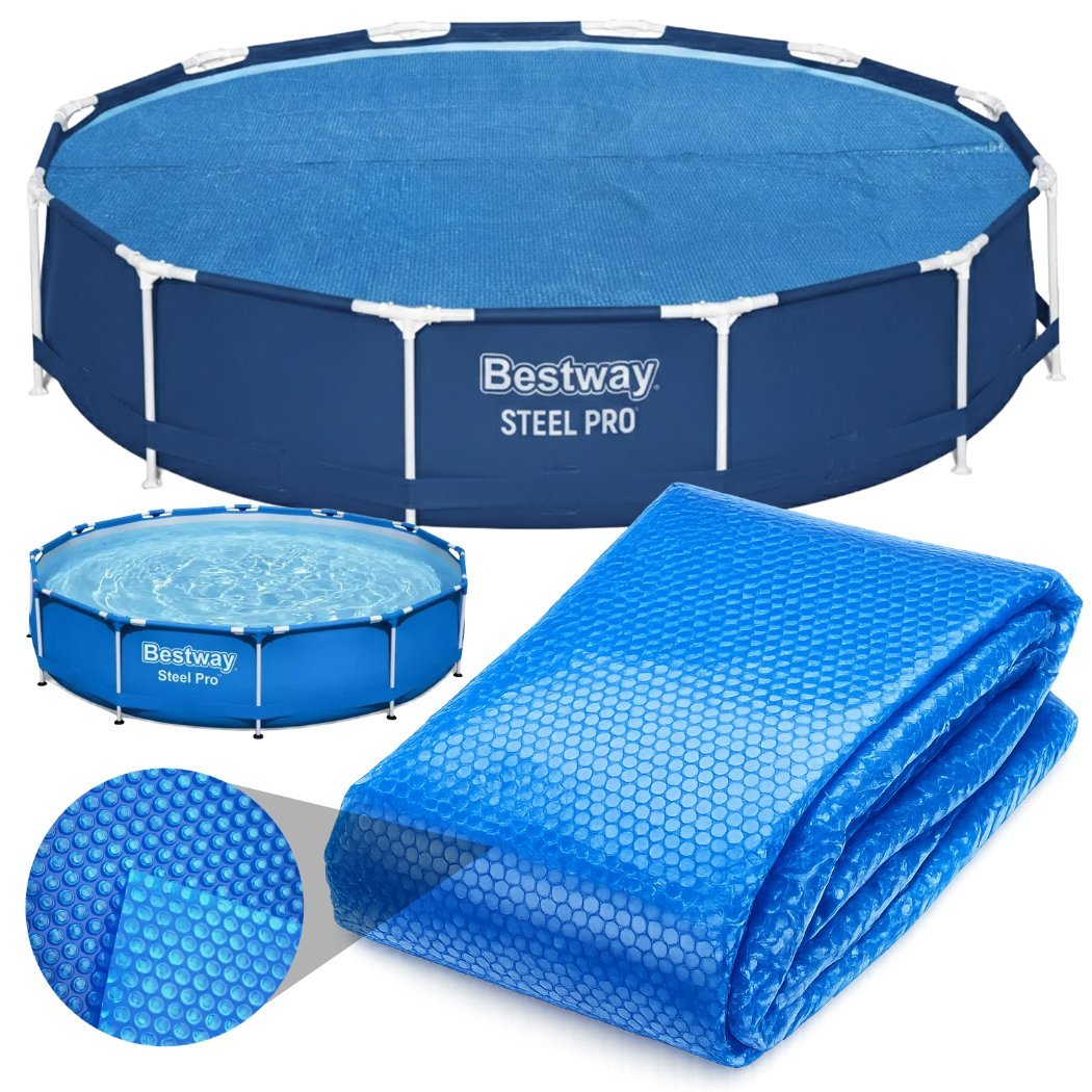 Bestway mata fola solarno-termiczna nakrywa grzewcza basenu  steel pro 366cm