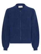 Swetry damskie - MOSS COPENHAGEN Kardigan "Nenaya" w kolorze niebieskim - miniaturka - grafika 1