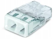 Kostki, złączki, wtyczki - Wago Szybkozłączka 2x 0,5-2,5mm2 transparentna /opakowanie 40szt/ 2273-202/995-040 2273-202/995-040 - miniaturka - grafika 1