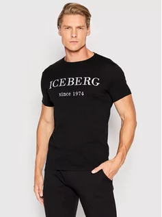 Koszulki i topy damskie - Iceberg T-Shirt 22II1P0F0146301 Czarny Regular Fit - grafika 1