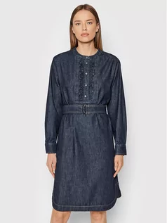 Sukienki - Max Mara Weekend Sukienka jeansowa Nella 52210527 Granatowy Regular Fit - grafika 1