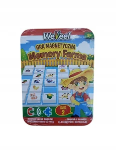 Gra magnetyczna memory farma - Gry planszowe - miniaturka - grafika 1