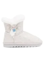 Buty dla dziewczynek - Frozen Śniegowce AW23-105DFR Szary - miniaturka - grafika 1