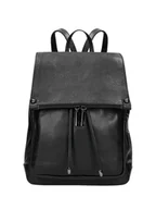 Torebki damskie - Wojas Skórzany plecak w kolorze czarnym - (S)21 x (W)26 x (G)9,5 cm - miniaturka - grafika 1