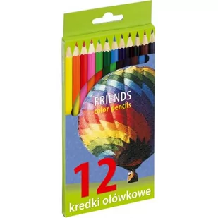 KW Trade Kredki ołówkowe sześciokątne 12 kolorów - Kredki, ołówki, pastele i pisaki - miniaturka - grafika 2