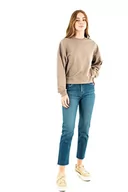 Bluzy damskie - ICHI Bluza damska, 181210/Driftwood, M - miniaturka - grafika 1