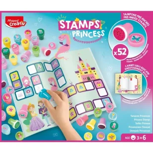 Creativ Kolorowe Stempelki Świat Księżniczek - Maped - Zabawki kreatywne - miniaturka - grafika 1