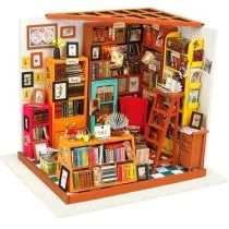 Robotime Technology (Suzhou) CO.,LTD. Składany Malowany Model Mini Biblioteka DG102 - Puzzle - miniaturka - grafika 15