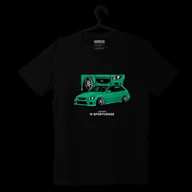 Odzież do sportów motorowych - Czarny T-shirt LEXUS IS Sportcross zielony-XS - miniaturka - grafika 1