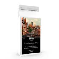 Kawa - ŚWIEŻO PALONA KAWA ZIARNISTA 1KG AMSTERDAM - 80% ARABICA | 20% ROBUSTA - miniaturka - grafika 1