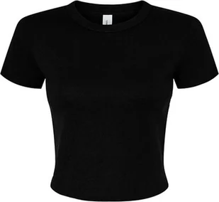 Koszulka damska Bella Micro Rib Baby Tee - Koszulki i topy damskie - miniaturka - grafika 1