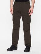 Spodnie męskie - Volcano Spodnie materiałowe Hampter M07234-S23 Khaki Regular Fit - miniaturka - grafika 1