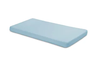 PRZEŚCIERADŁO JERSEY DELUXE NIEBIESKI 120x60 - Prześcieradła dla dzieci - miniaturka - grafika 1