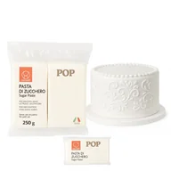 Dodatki do ciast w proszku - Masa cukrowa Pasta Di Zucchero Pop Bianco Candido 250 x 2 g - Modecor - miniaturka - grafika 1