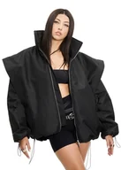 Kurtki damskie - Parachute oversize bomber jacket - miniaturka - grafika 1