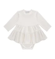 Body dla niemowląt - Ewa Collection, Body z sukienką dziewczęce, rozmiar 92 - miniaturka - grafika 1