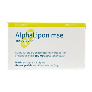 Mito Pharma Kwas Alfa Liponowy MSE 90 kapsułek - Suplementy naturalne Mito Pharma Kwas Alfa Liponowy MSE 90 kapsułek - Suplementy naturalne - miniaturka - grafika 1