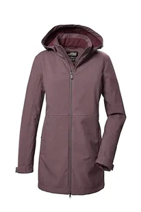 killtec Damska kurtka softshellowa Parka/Softshell z odpinanym kapturem KOW 95 WMN SFTSHLL PRK, malve, 46, 41803-000 - Kurtki damskie - miniaturka - grafika 1