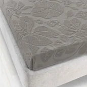 Prześcieradła - Prześcieradło frotte bez gumki Tulipan 150x205 ZWOLTEX ciemnobeżowe GRUBE - miniaturka - grafika 1